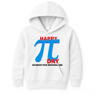 Happy Pi Day Celebrate Your Irrational Side Kids Hoodie