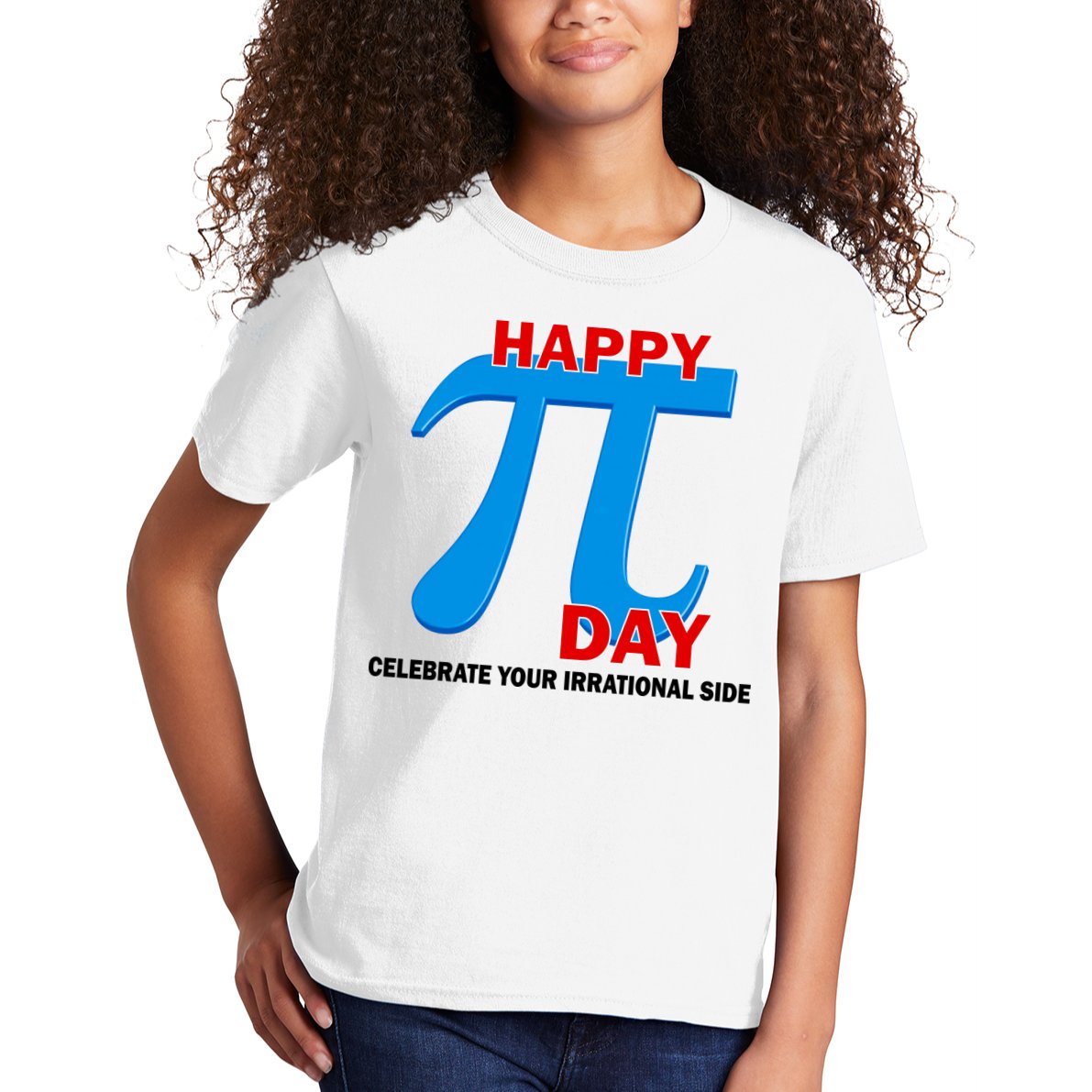 Happy Pi Day Celebrate Your Irrational Side Kids T-Shirt