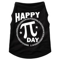 Happy Pi Day Numbers Doggie Tank