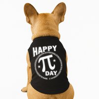 Happy Pi Day Numbers Doggie Tank