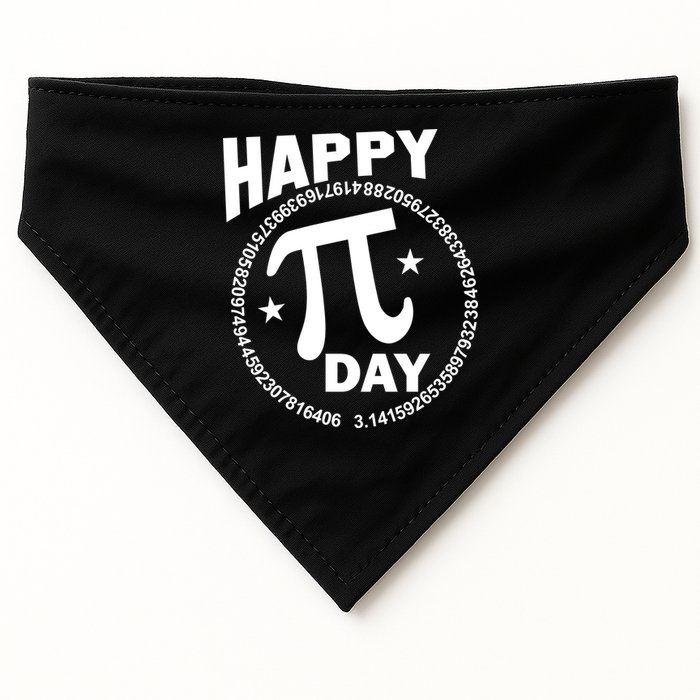 Happy Pi Day Numbers USA-Made Doggie Bandana