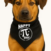 Happy Pi Day Numbers USA-Made Doggie Bandana