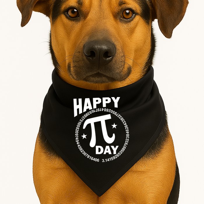 Happy Pi Day Numbers USA-Made Doggie Bandana