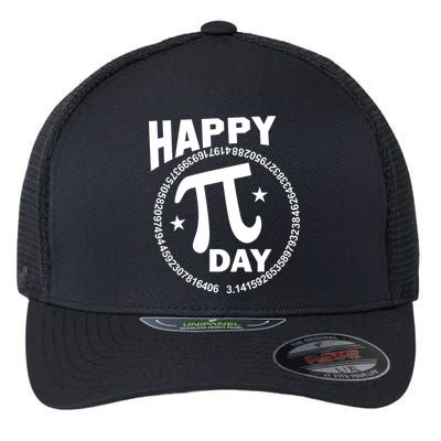 Happy Pi Day Numbers Flexfit Unipanel Trucker Cap