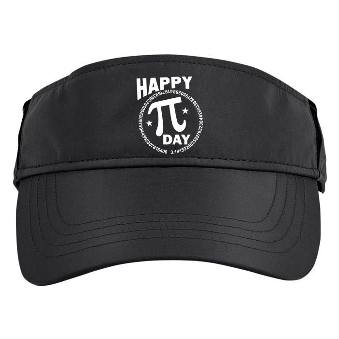 Happy Pi Day Numbers Adult Drive Performance Visor