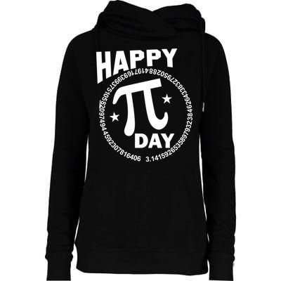 Happy Pi Day Numbers Womens Funnel Neck Pullover Hood