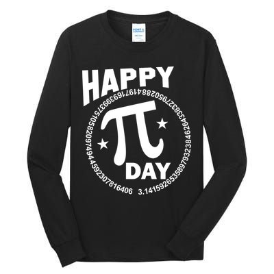 Happy Pi Day Numbers Tall Long Sleeve T-Shirt