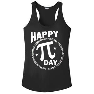 Happy Pi Day Numbers Ladies PosiCharge Competitor Racerback Tank