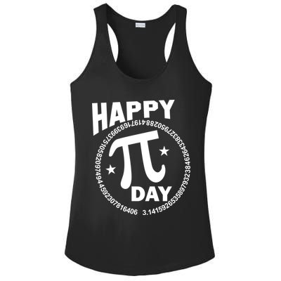 Happy Pi Day Numbers Ladies PosiCharge Competitor Racerback Tank