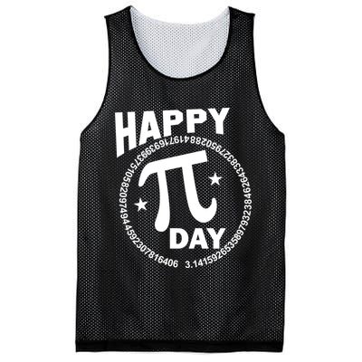 Happy Pi Day Numbers Mesh Reversible Basketball Jersey Tank