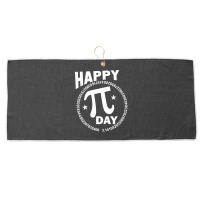 Happy Pi Day Numbers Large Microfiber Waffle Golf Towel