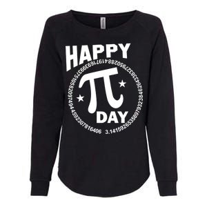 Happy Pi Day Numbers Womens California Wash Sweatshirt