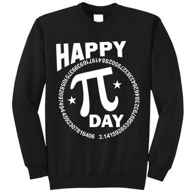 Happy Pi Day Numbers Tall Sweatshirt