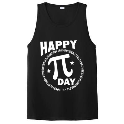 Happy Pi Day Numbers PosiCharge Competitor Tank