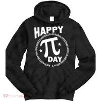 Happy Pi Day Numbers Tie Dye Hoodie