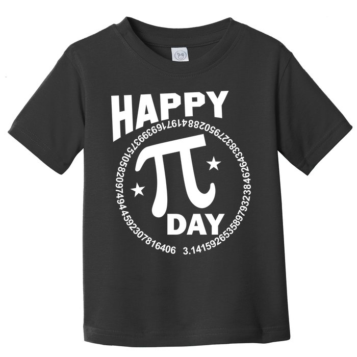 Happy Pi Day Numbers Toddler T-Shirt