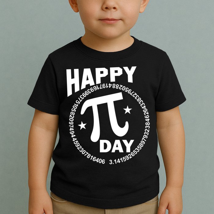 Happy Pi Day Numbers Toddler T-Shirt
