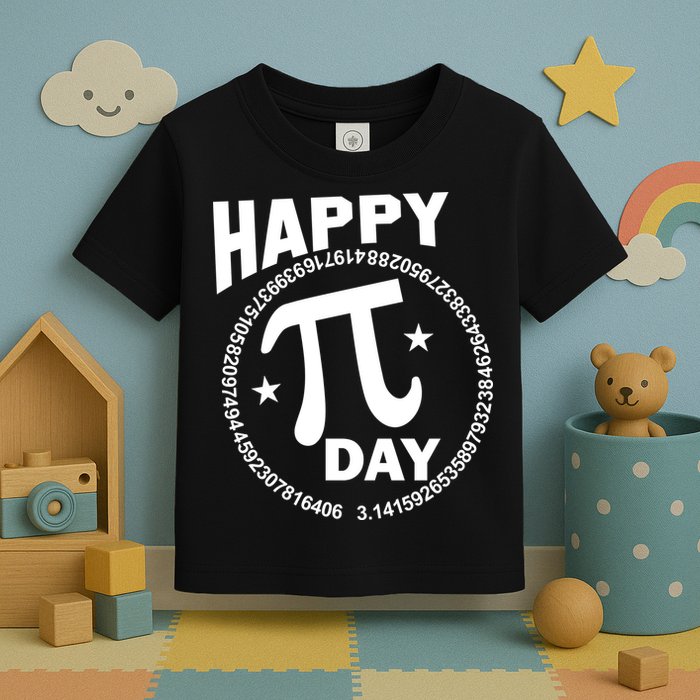 Happy Pi Day Numbers Toddler T-Shirt