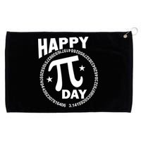 Happy Pi Day Numbers Grommeted Golf Towel