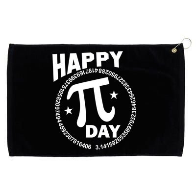 Happy Pi Day Numbers Grommeted Golf Towel