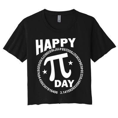 Happy Pi Day Numbers Crop Top