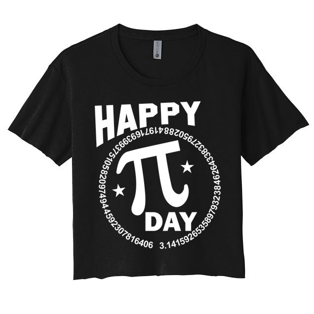 Happy Pi Day Numbers Crop Top
