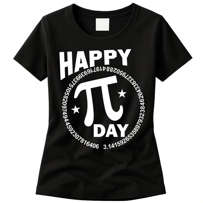 Happy Pi Day Numbers Womens T-Shirt