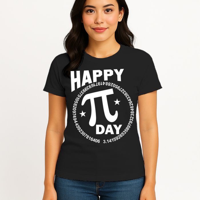 Happy Pi Day Numbers Womens T-Shirt