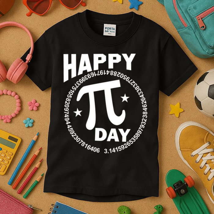 Happy Pi Day Numbers Kids T-Shirt