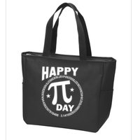 Happy Pi Day Numbers Zip Tote Bag