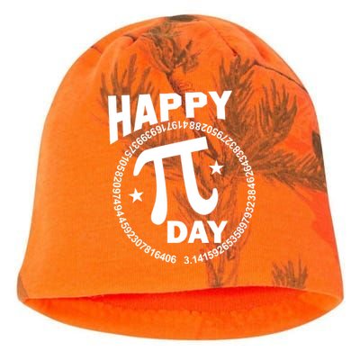 Happy Pi Day Numbers Kati - Camo Knit Beanie