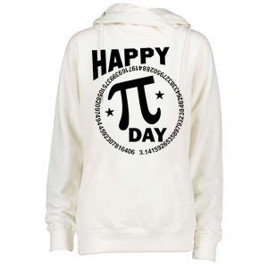 Happy Pi Day Numbers Womens Funnel Neck Pullover Hood