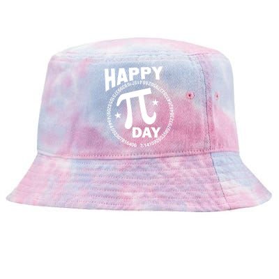 Happy Pi Day Numbers Tie-Dyed Bucket Hat