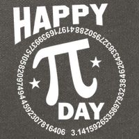 Happy Pi Day Numbers Cotton Canvas Backpack