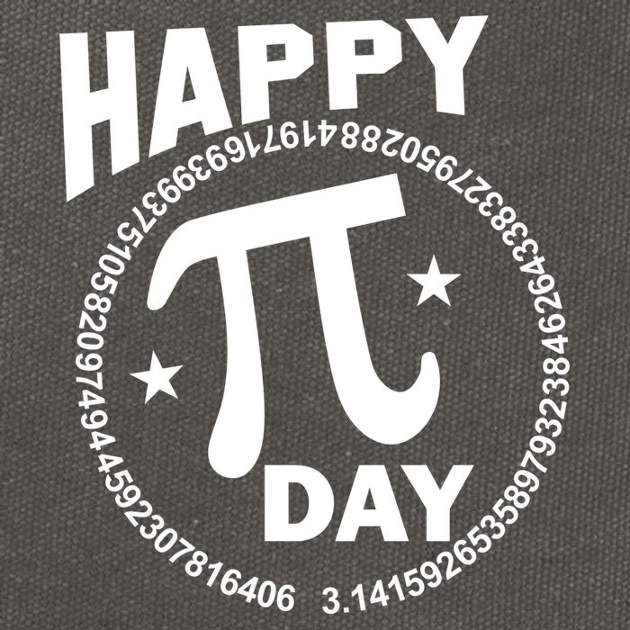 Happy Pi Day Numbers Cotton Canvas Backpack