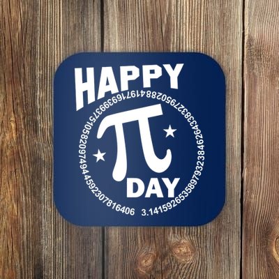 Happy Pi Day Numbers Coaster