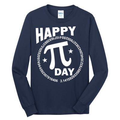 Happy Pi Day Numbers Tall Long Sleeve T-Shirt