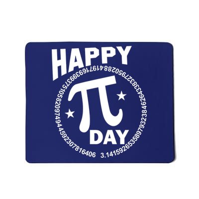 Happy Pi Day Numbers Mousepad