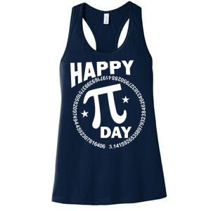 Happy Pi Day Numbers Women's Racerback Tank