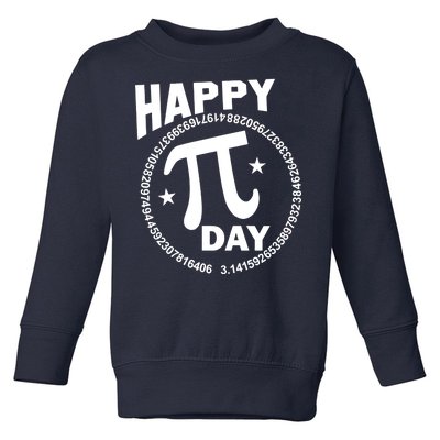 Happy Pi Day Numbers Toddler Sweatshirt