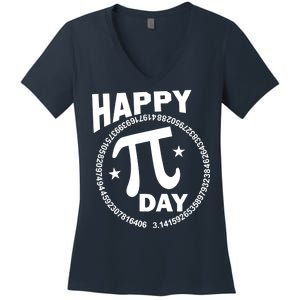 Happy Pi Day Numbers Women's V-Neck T-Shirt