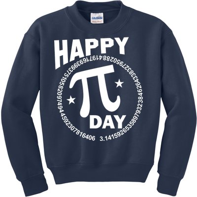 Happy Pi Day Numbers Kids Sweatshirt