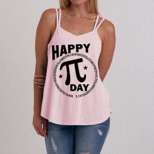 Happy Pi Day Numbers Women's Strappy Tank