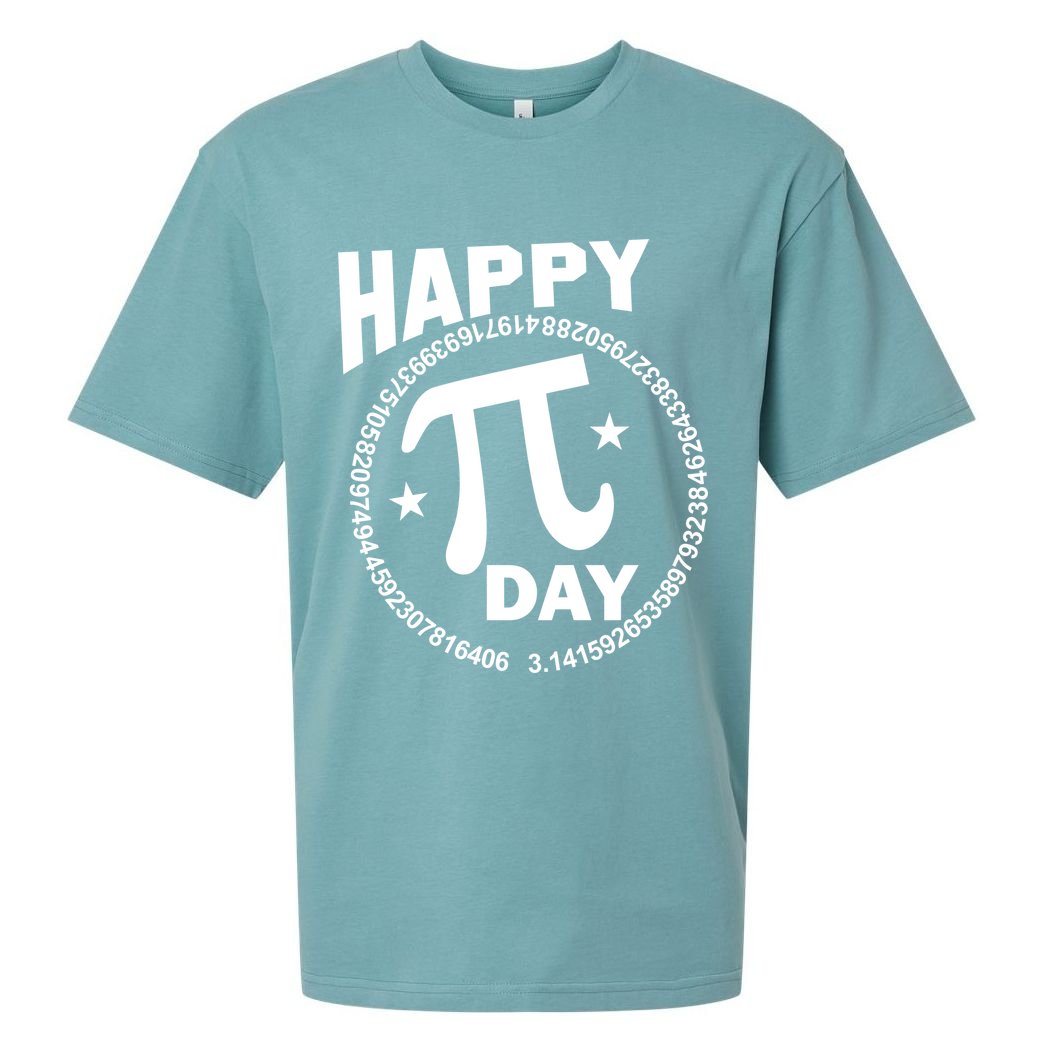 Happy Pi Day Numbers Sueded Cloud Jersey T-Shirt