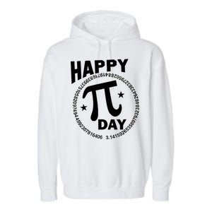 Happy Pi Day Numbers Garment-Dyed Fleece Hoodie