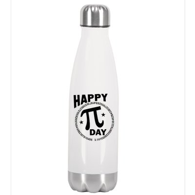 Happy Pi Day Numbers Stainless Steel Insulated Water Bottle