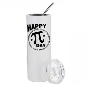 Happy Pi Day Numbers Stainless Steel Tumbler