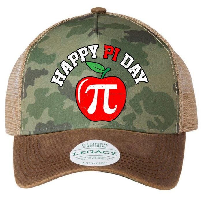 Happy Pi Day Teachers Apple Legacy Tie Dye Trucker Hat