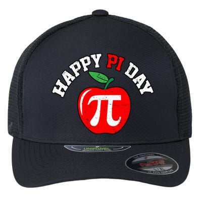Happy Pi Day Teachers Apple Flexfit Unipanel Trucker Cap