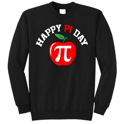 Happy Pi Day Teachers Apple Sweatshirt